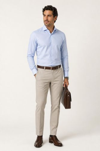 Camicia no stiro Xacus Regular XACUS-11806-WF558ML-002