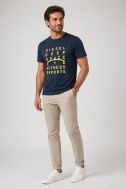 T-shirt Diesel Regular DIESEL-S4EL-T-JUST_BLU_81E
