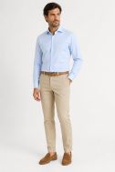 Camicia no stiro Ingram Regular INGRAM-68909-INMED-IRN-ML-XT-02