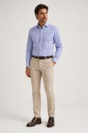 Camicia no stiro Ingram Regular INGRAM-68918-INMED-IRN-ML-XT-05