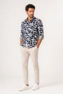 Camicia New England Slim SKT10DNSQUSLIMF9E