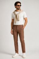 Pantalone Yan Simmon Slim YAN-SIMMON-T640-MAN-TABACCO
