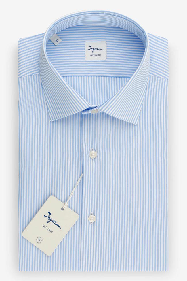 Camicia no stiro Ingram Regular INGRAM-68918-INMED-IRN-ML-XT-02