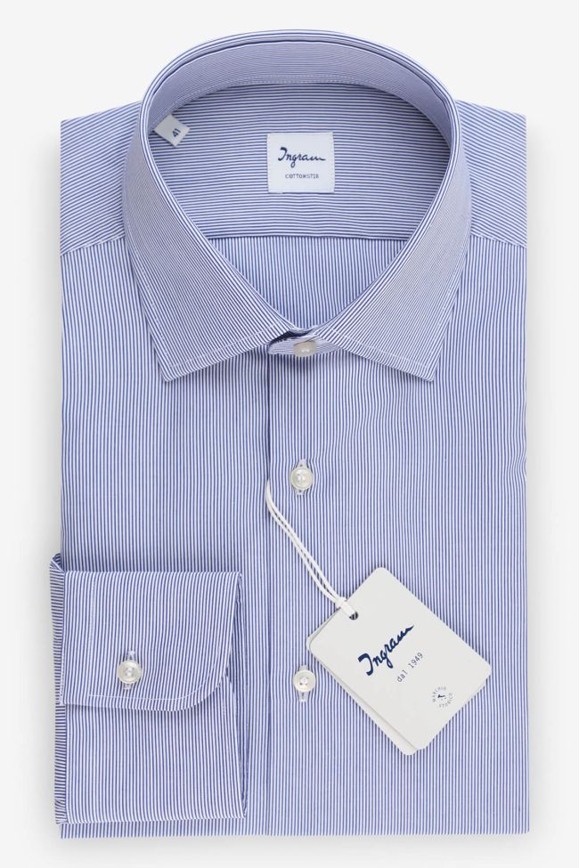 Camicia no stiro Ingram Regular INGRAM-68918-INMED-IRN-ML-XT-05