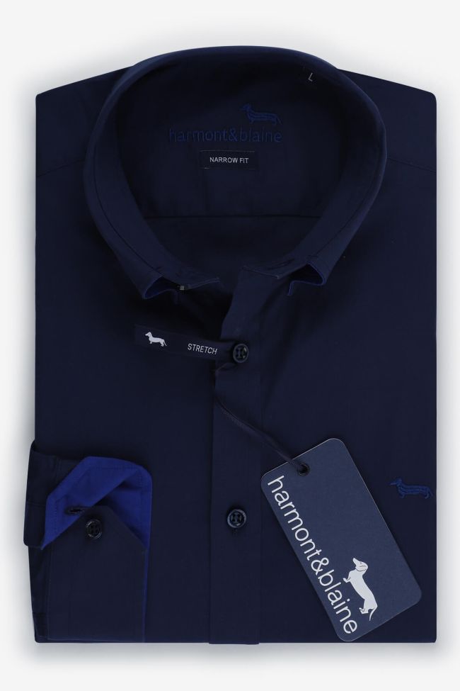 Camicia Harmont & Blaine Slim HARMONT-BLAINE-CNJ011-006459_BLU_815