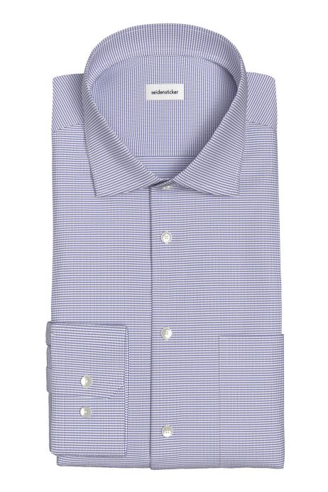 CASAMODA Camicia Business Uomo Comfort Fit In Puro Cotone, Grigio Medio, Taglia 49, Non Stiro, Colletto A Squalo