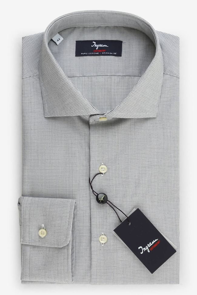 Camicia no stiro Ingram Slim SKT1AFDE48SLIMD1E