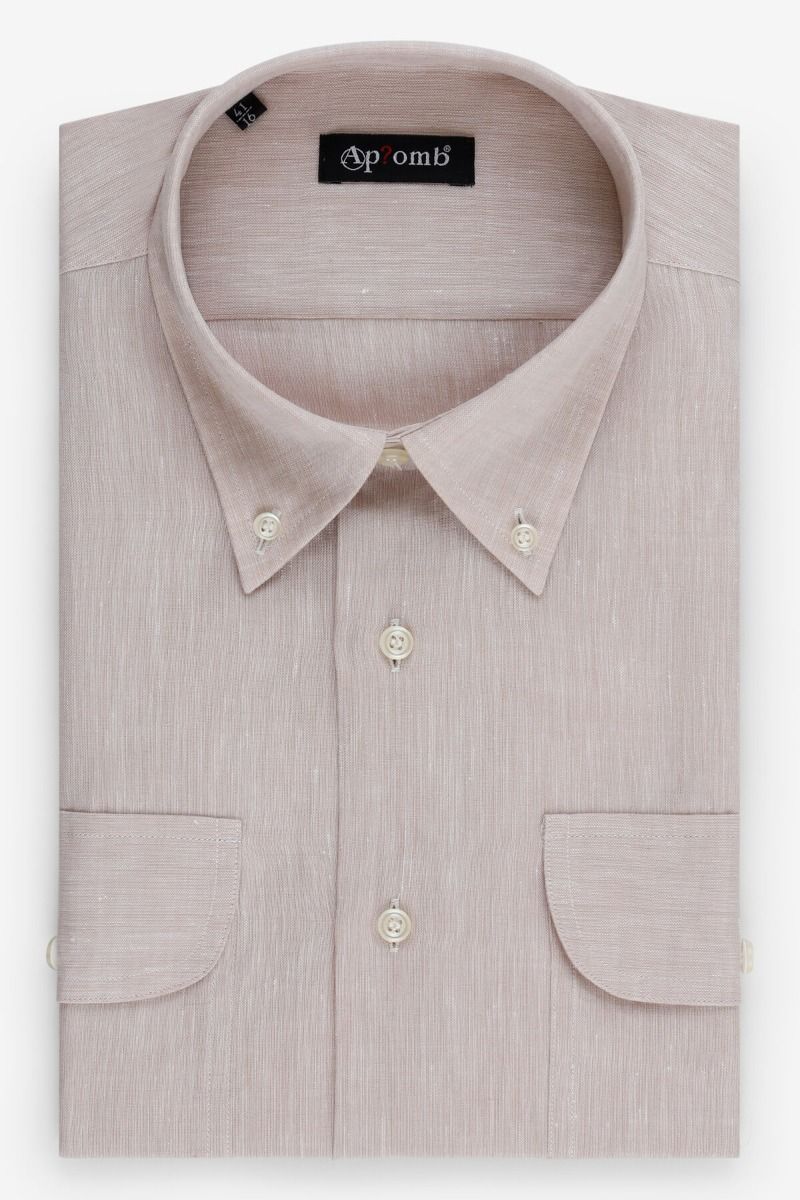 Camicia Elegante Uomo Manica Corta Slim Fit - Microfibra Elasticizzata - Colore Blu