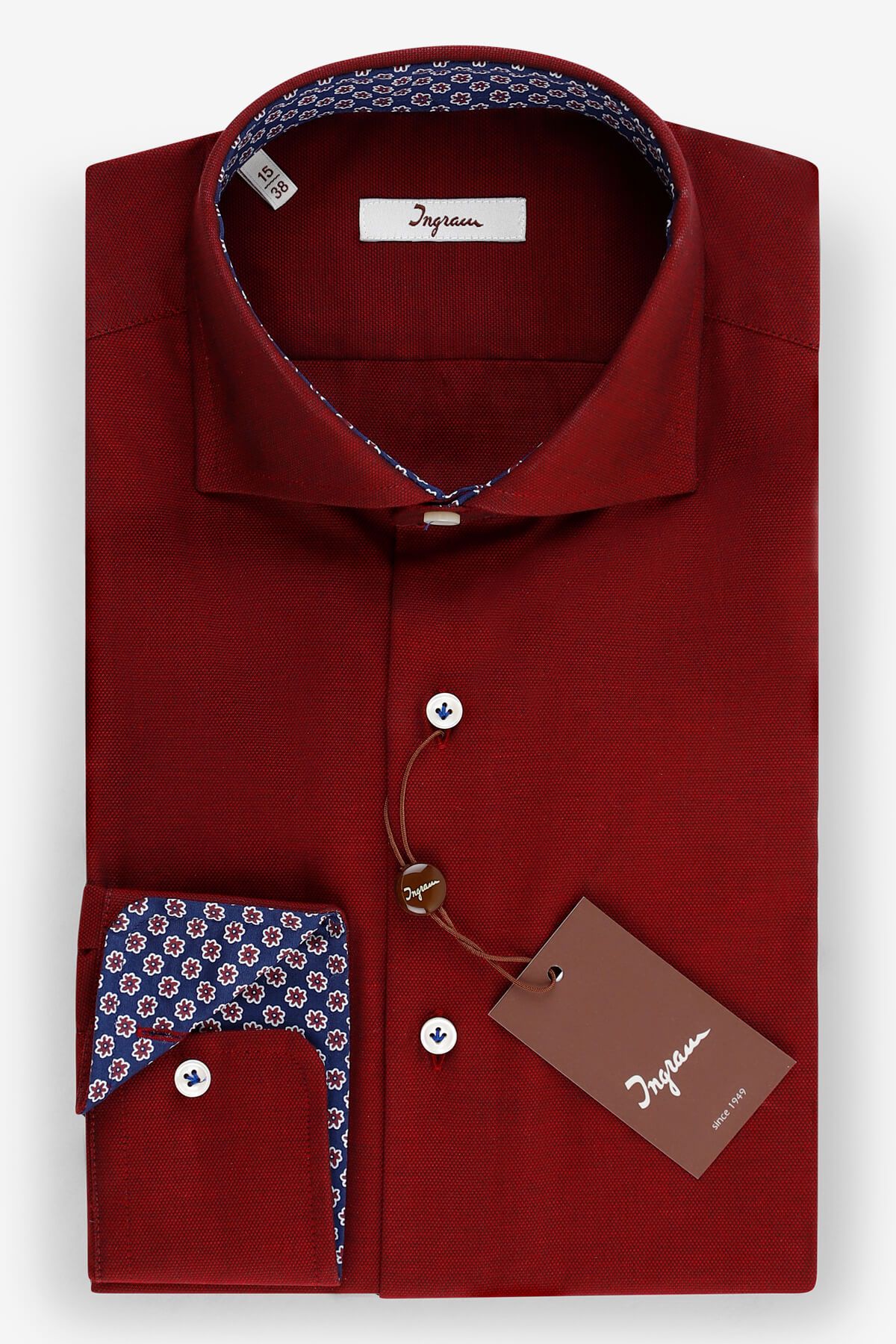 Bellstone Camicia Kurta Uomo Misto Cotone Taglio Dritto - Nero Taglia M - Casual Chic