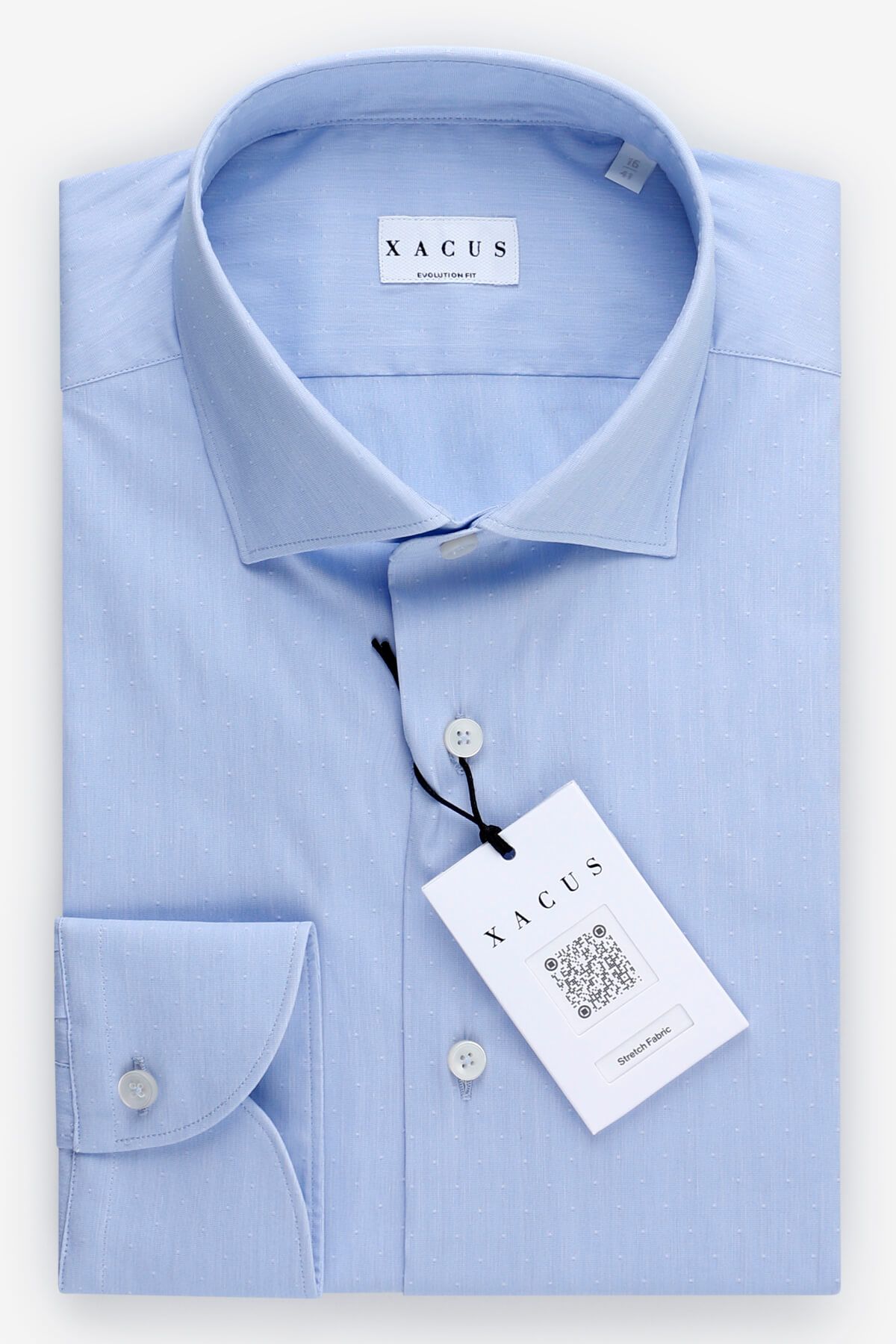 Camicia Da Lavoro CASAMODA Blu Scuro, Cotone Puro, Comfort Fit Con Taschino, Taglia 57 - 2