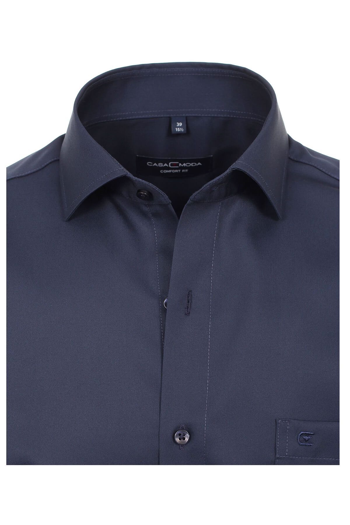 Camicia in velluto tinta unita - blu scuro - Kiabi - 10.00