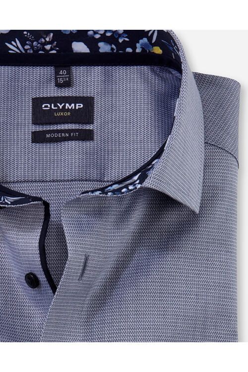 Olymp Uomo Camicia Business a Maniche Lunghe,Modern Fit,Weiss 00,42