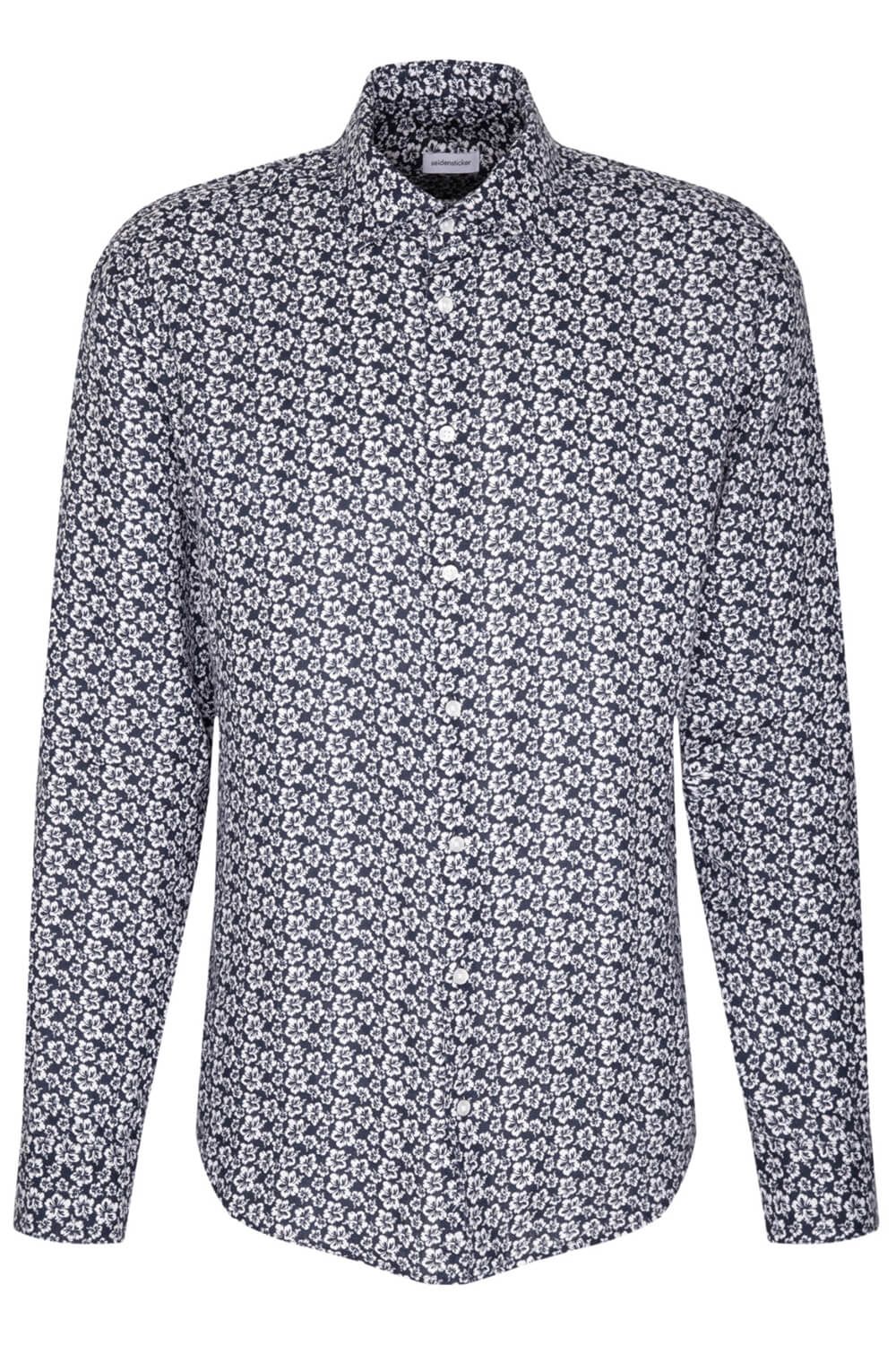 Seidensticker Camicia Uomo Comfort Fit – Maniche Lunghe In Cotone, Colore Beige, Facile Da Stirare - 3
