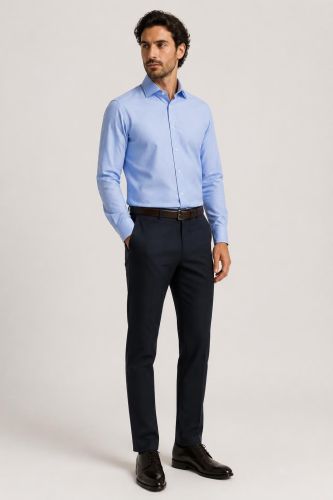 Camicia no stiro Caliban Regular CALIBAN-1SPPFWQUB1-PE26