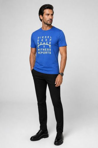 T-shirt Diesel Regular DIESEL-S4EL-T-JUST_BLU_8II