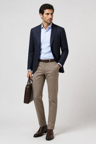 Pantalone B-Settecento Slim KQ-B700-4029-MH712-83
