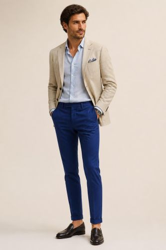 Pantalone B-Settecento Slim KQ-B700-5037-MH700-81