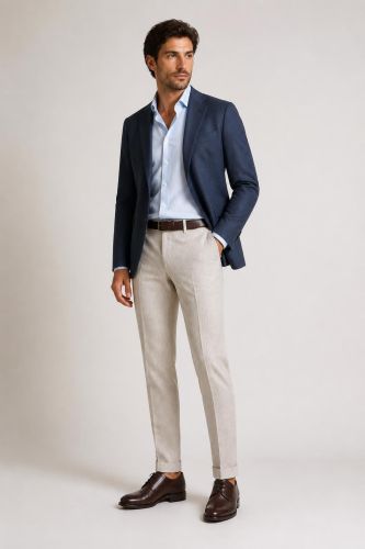 Pantalone B-Settecento Slim KQ-B700-5317-MH700-73
