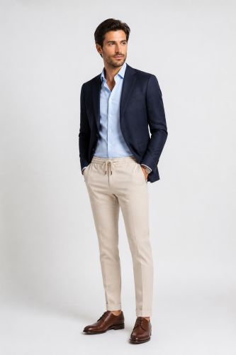 Pantalone B-Settecento Slim KQ-B700-5503-PT744-43