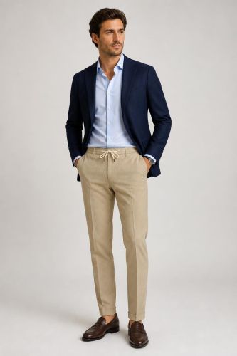 Pantalone B-Settecento Slim KQ-B700-5515-PT744-33