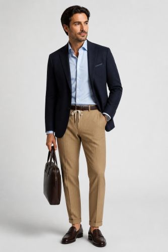 Pantalone B-Settecento Regular KQ-B700-5760-PT744-83