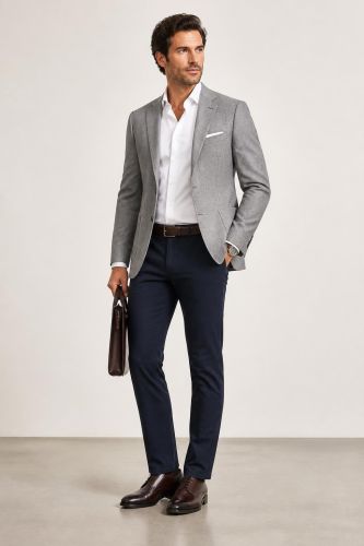 Pantalone B-Settecento Slim KQ-B700-7025-JR704-91