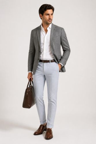 Pantalone B-Settecento Slim KQ-B700-7073-MH700-91