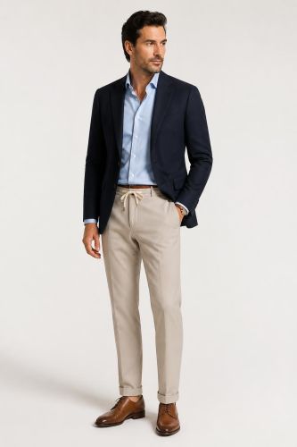 Pantalone B-Settecento Regular KQ-B700-7775-PT744-03