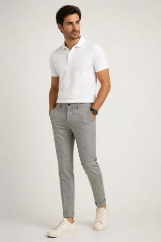 Pantalone B-Settecento Slim KQ-B700-8022-MH700-03