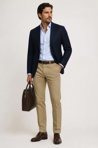 Pantalone B-Settecento Regular KQ-B700-8032-JR704-42
