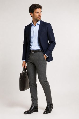 Pantalone B-Settecento Slim KQ-B700-8046-MH700-43