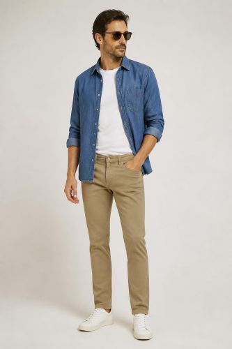 Pantalone B-Settecento Regular KQ-B700-8726-JR704-42