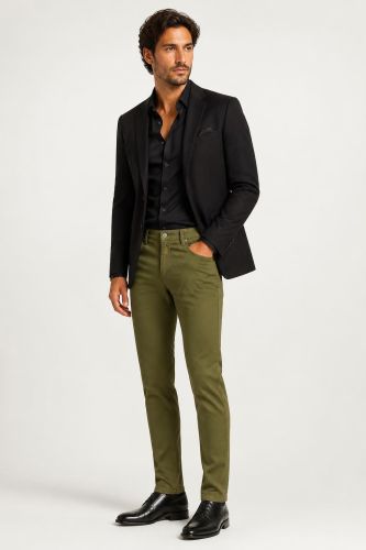 Pantalone Moro Slim MORO-ME-2588-VERDE