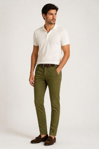 Pantalone Moro Slim MORO-ME-2588-VERDE