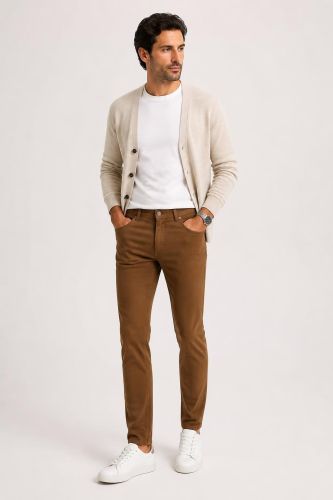 Pantalone Moro Slim MORO-MHI18-CAMMELLO