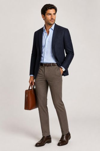 Pantalone Moro Slim MORO-MI-2528-FANGO