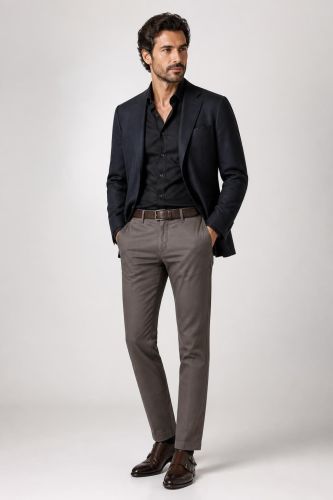 Pantalone Moro Slim MORO-MI-2528-FANGO