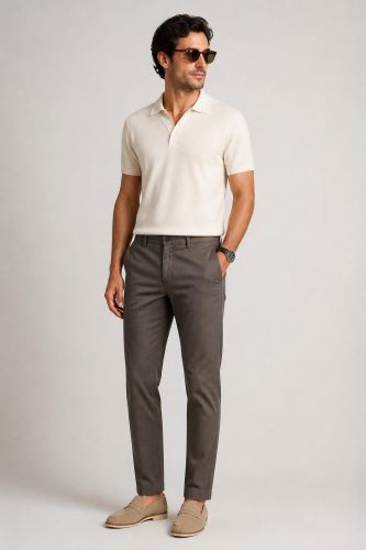 Pantalone Moro Slim MORO-MI-2528-FANGO