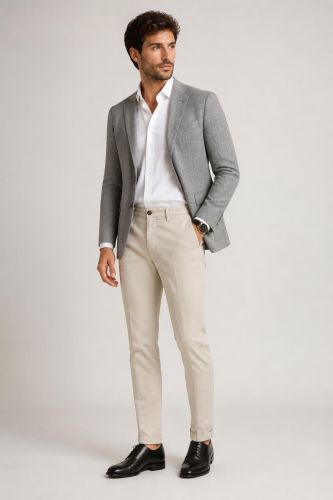 Pantalone Moro Slim MORO-MI-2580-BEIGE