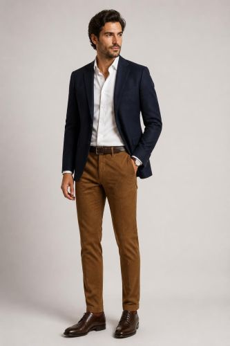 Pantalone Moro Slim MORO-MI-2580-CAMMELLO