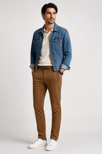 Pantalone Moro Slim MORO-MI-2580-CAMMELLO