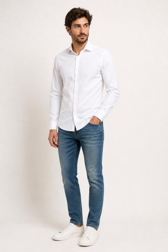 Camicia Caliban Slim PKR-CALIBAN-422-GIO-FUR-FIR-UA1