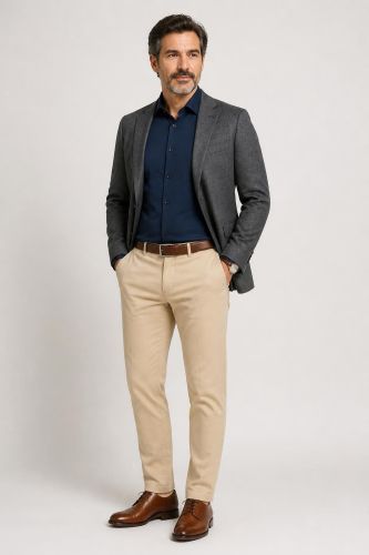 Camicia Xacus Classic PKR-XACUS-11460-ACT331ML-021-AI2627