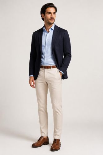 Pantalone Yan Simmon Slim YAN-SIMMON-T503-OSTRO-OFFWHITE