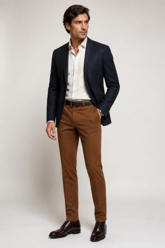 Pantalone Yan Simmon Slim YAN-SIMMON-T503-STORY-MORO