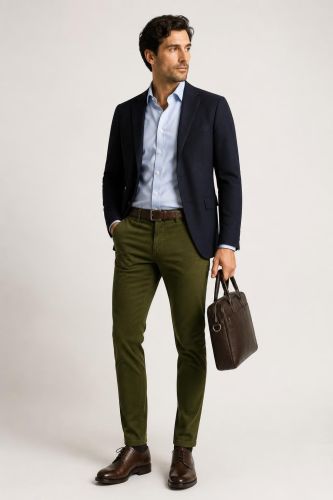 Pantalone Yan Simmon Slim YAN-SIMMON-T612-STORY-MILITARE