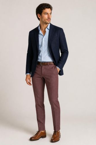 Pantalone Yan Simmon Slim YAN-SIMMON-T640-FRIEND-BORDEAUX