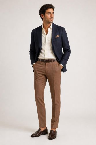 Pantalone Yan Simmon Slim YAN-SIMMON-T640-MAN-TABACCO