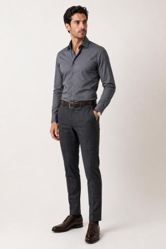 Pantalone Yan Simmon Slim YAN-SIMMON-T648-FRIEND-ASFALTO