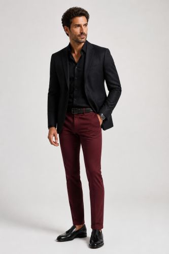 Pantalone Yan Simmon Slim YAN-SIMMON-T650-STORY-BORDEAUX